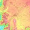 Bảo Lộc topographic map, elevation, terrain
