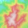 Rangitoto topographic map, elevation, terrain