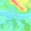 La Panne topographic map, elevation, terrain