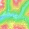 el Tarter topographic map, elevation, terrain