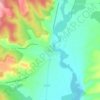 Almanza topographic map, elevation, terrain