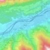 Wattens topographic map, elevation, terrain