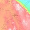 Sumbawanga topographic map, elevation, terrain