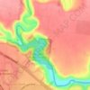 Organ Pipes topographic map, elevation, terrain