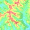 Bourdou topographic map, elevation, terrain