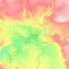 Coroneo topographic map, elevation, terrain