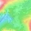 Malojapass topographic map, elevation, terrain