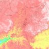 Pita topographic map, elevation, terrain
