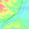 Azagua topographic map, elevation, terrain