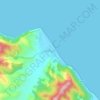Targha topographic map, elevation, terrain