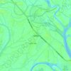 Gazaria topographic map, elevation, terrain