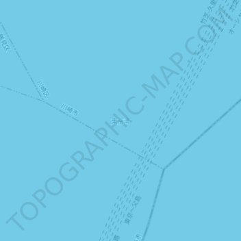 東京湾 topographic map, elevation, terrain