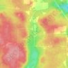 Meteor topographic map, elevation, terrain