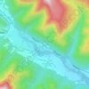 Arresa topographic map, elevation, terrain