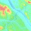 Cobbold Gorge topographic map, elevation, terrain