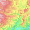 Wutach topographic map, elevation, terrain