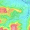 Micheville topographic map, elevation, terrain