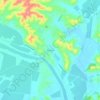 Puketapu topographic map, elevation, terrain