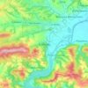 Czchów topographic map, elevation, terrain