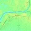 Poblacion topographic map, elevation, terrain