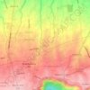 Bucal topographic map, elevation, terrain