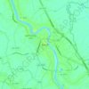 Sing Buri topographic map, elevation, terrain