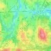 Crompton topographic map, elevation, terrain