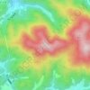 Mt. Ohira topographic map, elevation, terrain