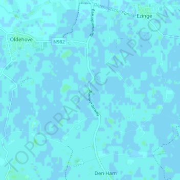 Barnwerd topographic map, elevation, terrain