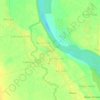 Quibal topographic map, elevation, terrain