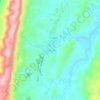 La Danta topographic map, elevation, terrain