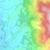 Combrias topographic map, elevation, terrain