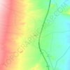 Qarah topographic map, elevation, terrain