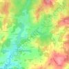 Résidence-du-Lac topographic map, elevation, terrain