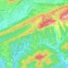 Rolle topographic map, elevation, terrain