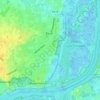 Parkwijk topographic map, elevation, terrain