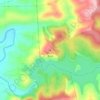 Mount Bold topographic map, elevation, terrain