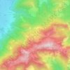 Goriloch topographic map, elevation, terrain
