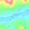 Yaak topographic map, elevation, terrain