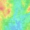 Wakefield topographic map, elevation, terrain