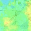 Kansasville topographic map, elevation, terrain