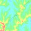 Tijuco Preto topographic map, elevation, terrain