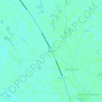 Rural topographic map, elevation, terrain