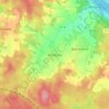 Wietzetze topographic map, elevation, terrain