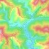 Les Passadoires topographic map, elevation, terrain
