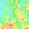 Paerata topographic map, elevation, terrain