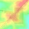 Harrismith topographic map, elevation, terrain