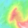 Pointe de Lanserlia topographic map, elevation, terrain