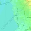 Pandosy topographic map, elevation, terrain