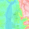 Palmas topographic map, elevation, terrain